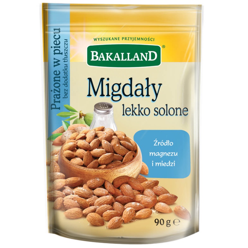 Migdały lekko solone Bakalland 90 g