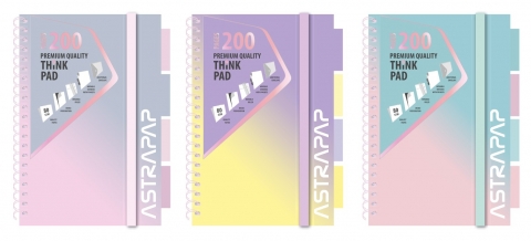 KOŁOZESZYT ASTRAPAP OMBRE PASTEL PP A5 100K KRATA
