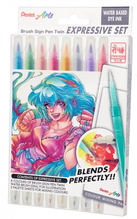 Zestaw Pentel Expressive Manga